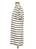 FOR DAYS 100% Cotton Ivory Short Sleeve Turtleneck Size S - photo 5