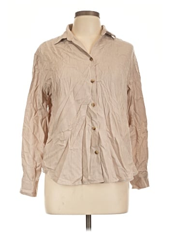 Uniqlo Long Sleeve Button-Down Shirt (view 1)