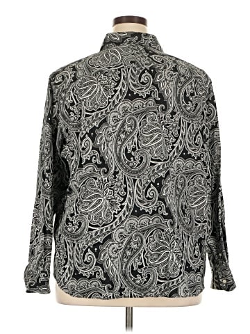 Lauren by Ralph Lauren Long Sleeve Button-Down Shirt (view 2)