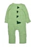 Unbranded 100% Cotton Solid Green Long Sleeve Onesie Size 12-18 mo - photo 2
