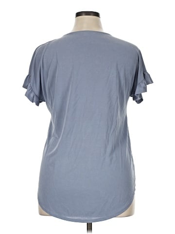 Green Envelope Short Sleeve Top (view 2)