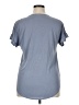 Green Envelope Gray Short Sleeve Top Size XL - photo 2