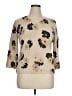 Sag Harbor Floral Tan Pullover Sweater Size XL - photo 1