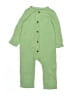 Unbranded 100% Cotton Solid Green Long Sleeve Onesie Size 12-18 mo - photo 1