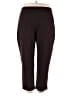 Studio Works Solid Brown Active Pants Size 2X - photo 1