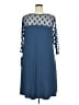 Nina Leonard Blue Casual Dress Size 2X - photo 2