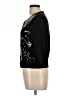 August Silk Black 3/4 Sleeve Top Size L - photo 5