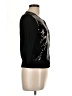 August Silk Black 3/4 Sleeve Top Size L - photo 4