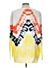 Wildfox 100% Cotton Tie-dye Yellow Pullover Sweater Size Lg (3 or L) - photo 2