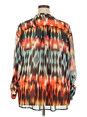 a.n.a. A New Approach Long Sleeve Blouse (view 2)