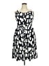 Halife 100% Polyester Graphic Black Casual Dress Size 2X - photo 1