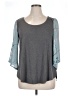 Maurices Gray 3/4 Sleeve Top Size XL - photo 1