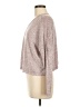Cherish Metallic Burgundy Pullover Sweater Size M - photo 5
