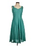 Gabby Skye 100% Polyester Teal Casual Dress Size 4 - photo 1