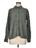 Splendid 100% Viscose Gray Long Sleeve Button-Down Shirt Size M - photo 1