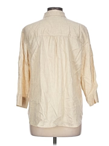 Chico's 3/4 Sleeve Button-Down Shirt (view 2)