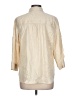 Chico's Ivory 3/4 Sleeve Button-Down Shirt Size Lg (2) - photo 2