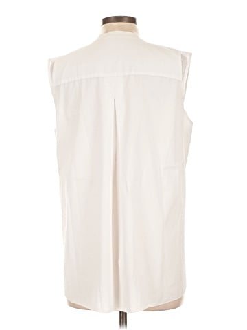Elie Tahari Sleeveless Button-Down Shirt (view 2)