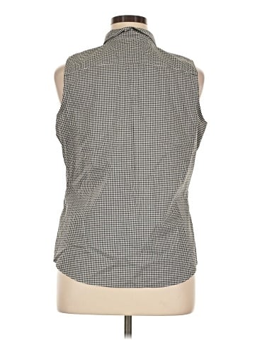 Lauren by Ralph Lauren Sleeveless Button-Down Shirt (view 2)