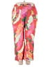 Chico's 100% Polyester Tropical Pink Casual Pants Size XL (3.5) - photo 1