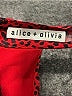 Alice + Olivia 100% Polyester Red Cocktail Dress Size 0 - photo 3