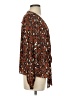 Mittoshop 100% Polyester Animal Print Brown Long Sleeve Blouse Size S - photo 4