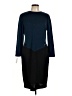 Bill Blass Blue Casual Dress Size 12 - photo 1