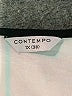 Contempo Color Block White Short Sleeve Top Size 1X - photo 7