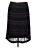 Etcetera Chevron-herringbone Black Formal Skirt Size M - photo 2