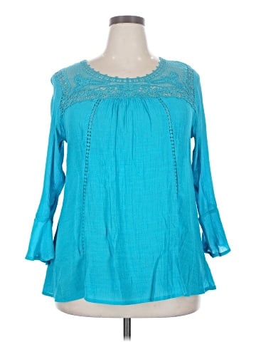 New Directions 3/4 Sleeve Blouse (view 1)