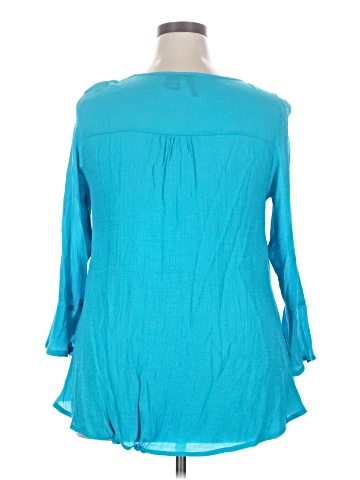 New Directions 3/4 Sleeve Blouse (view 2)