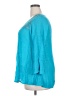 New Directions Teal 3/4 Sleeve Blouse Size XL - photo 5