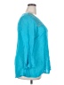 New Directions Teal 3/4 Sleeve Blouse Size XL - photo 4