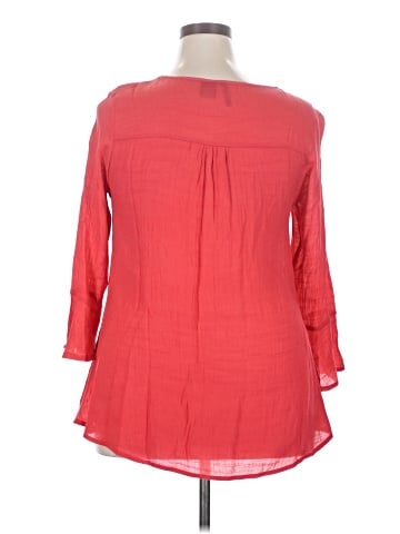New Directions 3/4 Sleeve Blouse (view 2)