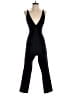 ASOS 100% Polyester Solid Black Jumpsuit Size 2 - photo 1