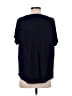 Evans 100% Viscose Blue 3/4 Sleeve T-Shirt Size 20 - photo 2