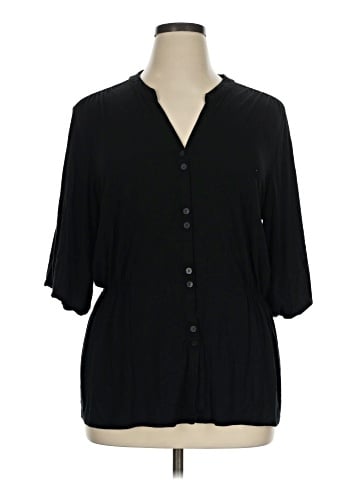 J.Jill 3/4 Sleeve Button-Down Shirt (view 1)