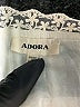 Adora 100% Polyester Ivory Short Sleeve Blouse Size M - photo 4