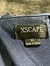 Xscape 100% Polyester Floral Black Blue Cocktail Dress Size 12 - photo 6