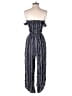 J for Justify Checkered-gingham Blue Jumpsuit Size S - photo 2