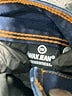 Wax Jean Color Block Blue Denim Shorts Size 1 - photo 4