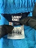 Lands' End Print Blue Board Shorts Size 8 - photo 3