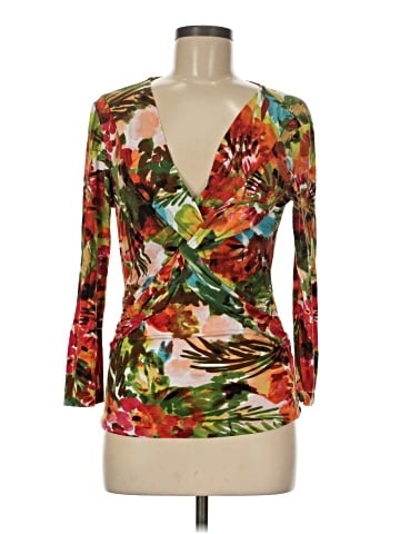 Cable & Gauge 3/4 Sleeve Blouse (view 1)