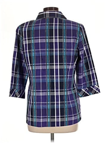 Allison Daley 3/4 Sleeve Button-Down Shirt (view 2)