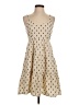 Sim & Sam Print Tan Casual Dress Size S - photo 1