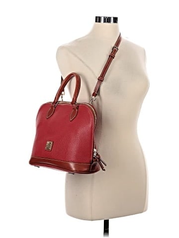 Dooney & Bourke Leather Satchel (view 2)