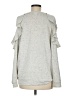 Isabel Maternity Silver Long Sleeve Top Size Med Maternity - photo 2