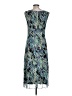 North Style Graphic Blue Cocktail Dress Size 12 - photo 2