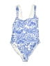Old Navy Print Blue One Piece Swimsuit Size S - photo 1