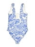 Old Navy Print Blue One Piece Swimsuit Size S - photo 2